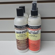 Aunt Jackie's Curls & Coils Coco Wash Cleanser & Half & Half Hair Milk Set 355ml