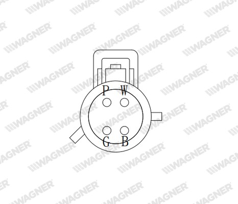 Wagner Lambdasonde Regelsonde FüR Ford C-Max 1.8 2.0 Volvo V40 SchräGheck C30-image