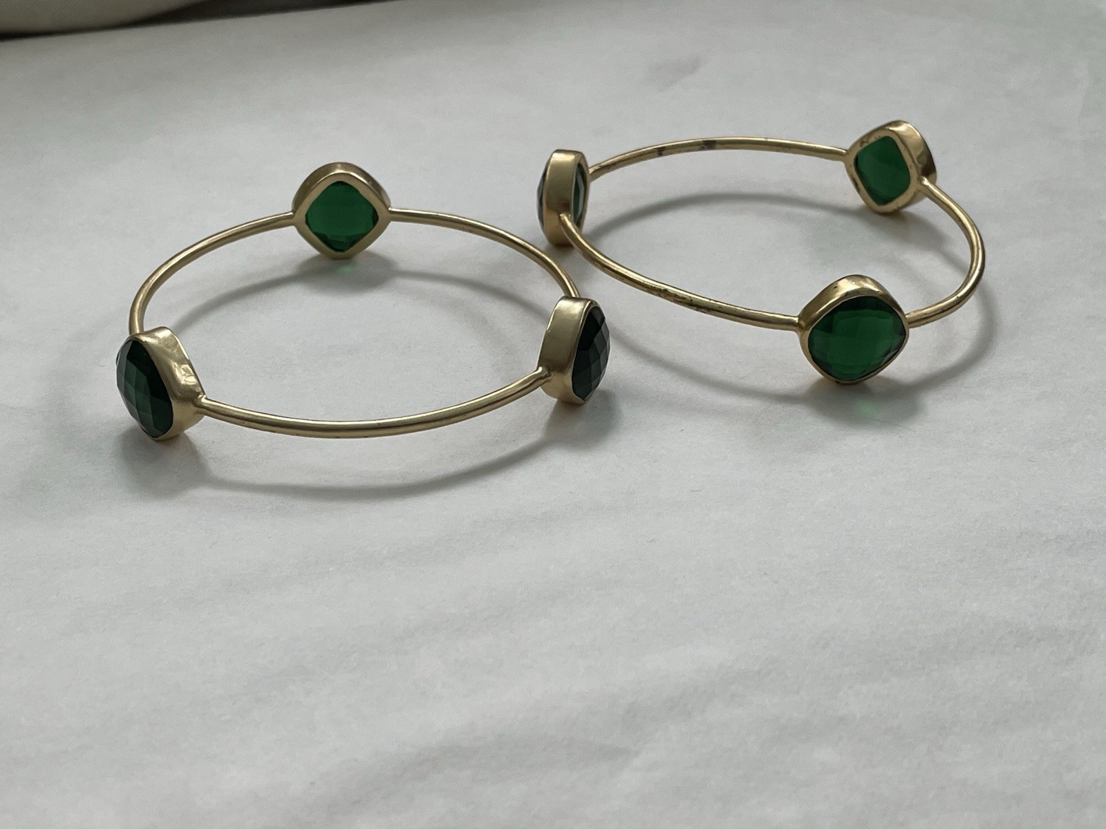 Julie Vos Stackable Green Gem Bracelets - image 7