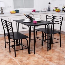 Dining Table Set for 4person Home Dining Room Breakfast Furniture Rectangular