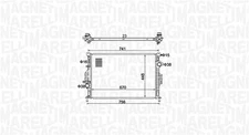 Magneti Marelli 350213157700 Radiator, Engine Cooling for Ford, Land Rover, Volvo