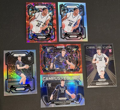2024 Panini Draft Picks UCONN Huskies Donovan Clingan RC & Richard Hamilton lot