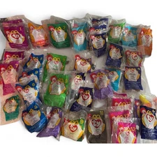 McDonald's Happy Meal Ty Beanie Babies Lot of 39 New 1996-2000 Mixed Lot