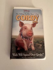 Walt Disney's Gordy VHS, 1995 Movie Video Tape Vintage Clamshell Case