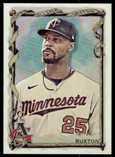Byron Buxton 2023 Allen & Ginter #98 Silver Portrait Twins Baseball Card