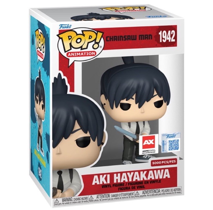 Funko Pop! Chainsaw Man-Aki-5k Piece-Anime Expo-2025-Con