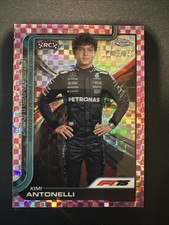 2025 Topps Chrome F1 Kimi Antonelli RC Rookie Portrait Pink Checker 159/250 #8