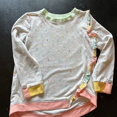 Matilda Jane Girls Top Size 4 Pastel Very Soft