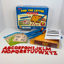 Lakeshore Find the Letter Activity Center Tactile Search Fine Motor Complete