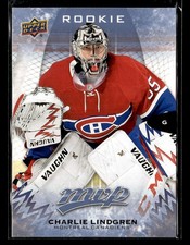 2016-17 Upper Deck MVP #281 Charlie Lindgren Rookie Card Montreal Canadiens. rookie card picture