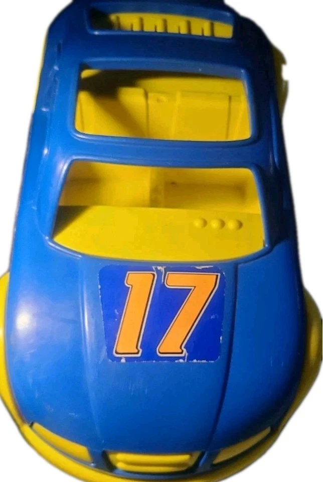 Винтажный 1992 Tonka пластиковая игрушка гоночный автомобиль #17 - Изображение 3 из 4