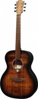 Lag Guitars Tramontane 70 Auditorium Black and Brown