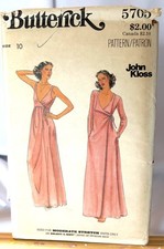 1970s Nightgown Robe Sewing Pattern - Butteri...