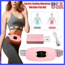 Menstrual Electric Heating Heat Pad Belt for Abdominal Period Pain Relief Cramp