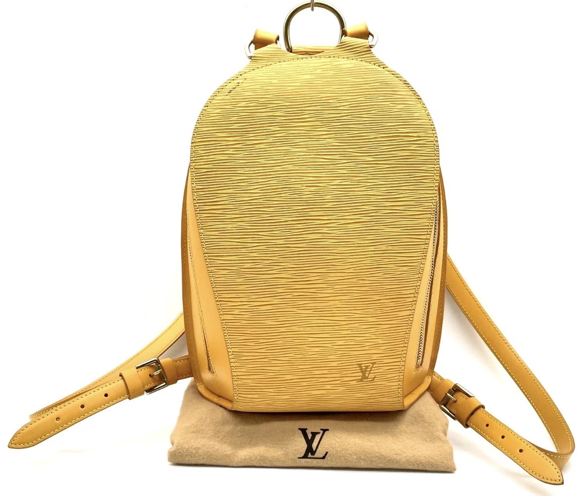 Louis Vuitton Backpack Yellow Bags & Handbags for Women for sale