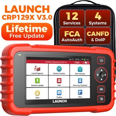LAUNCH CRP129X V3.0 Profi KFZ Diagnosegerät OBD2 Scanner Fehlerauslesegerät TPMS