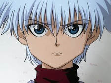 Production Cel HUNTER HUNTER Killua Zoldyck Hand Painted Anime Cel w Douga