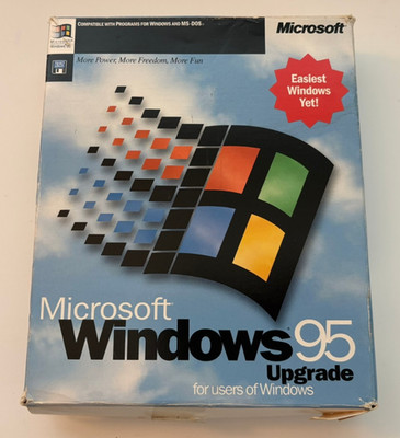 Microsoft Windows 95 Upgrade for Windows and DOS 3.5'' Floppy Disks (Read Desc)