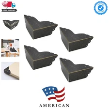 4 Pack Easy-Install Bronze Corner Protectors - Stylish & Protective Edge Covers