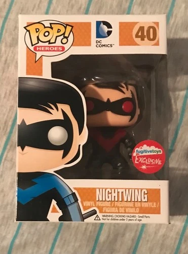 Funko Pop! DC Universe - Nightwing (Black/Red) #40 Fugitive Exclusive