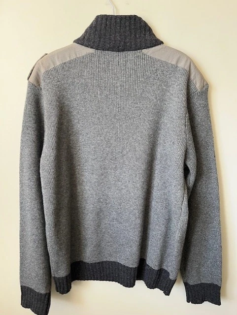 Schott N.Y.C. para hombre Cárdigan Chaqueta XL Mezcla Lana Lepelos