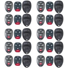 Remote Keyless Fob Case Shell Pad 5b Compatible With Gm Ouc60221 10 Pack
