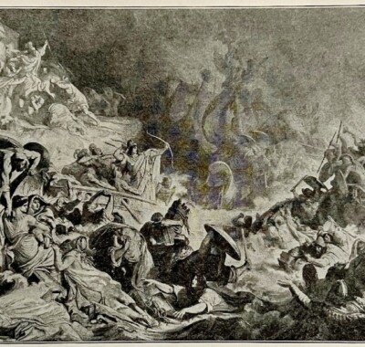 1935 Xerxes Naval Battle of Salamis Greeks Persians Religious Art Print DWN10D
