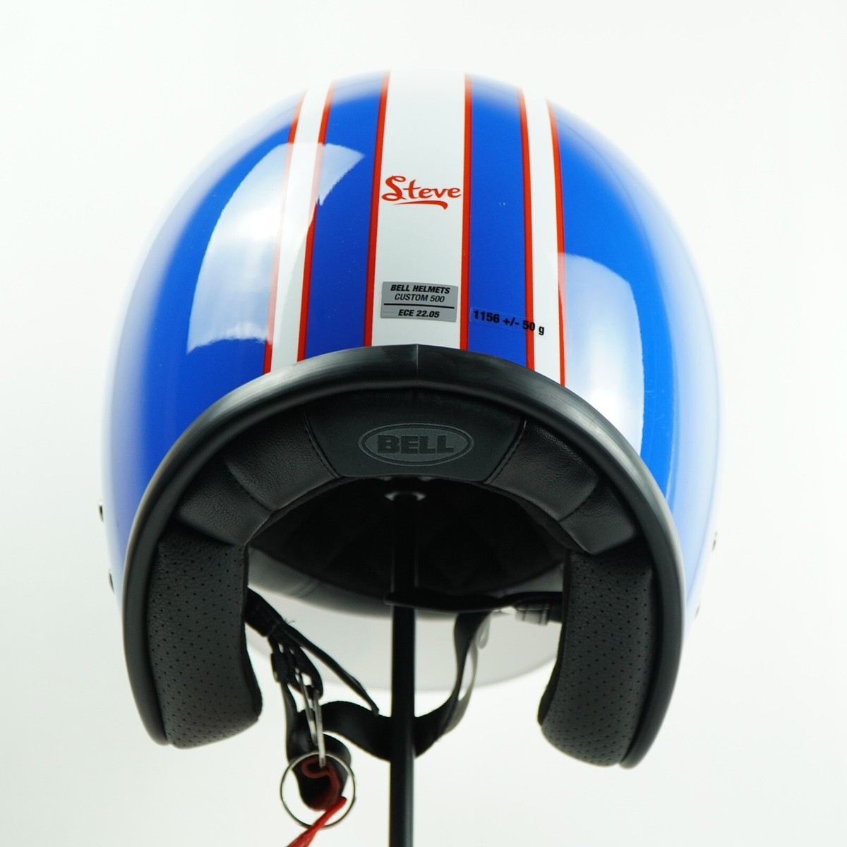 ☆BELL CUSTOM 500 McQUEEN SIX DAY ブルー/L