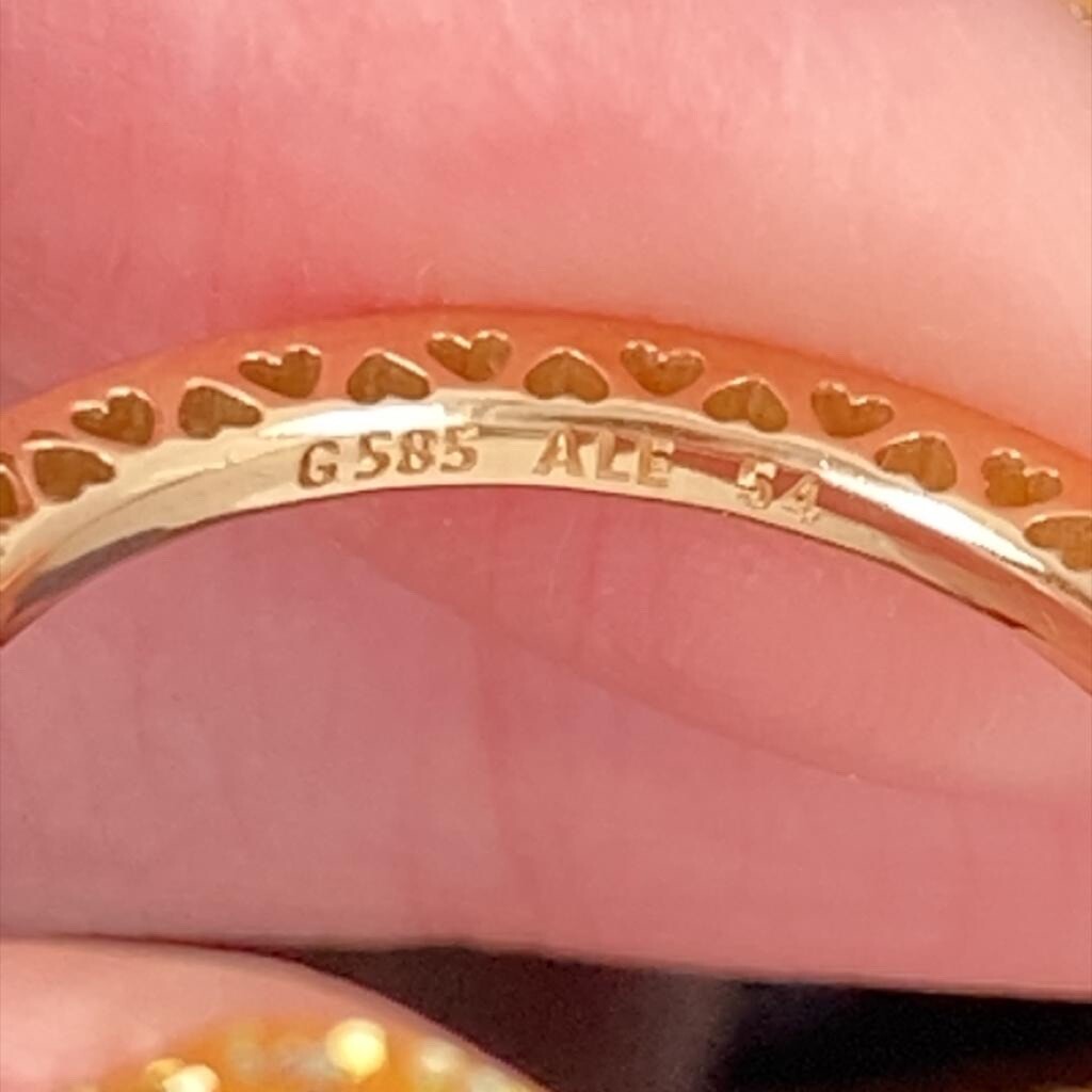 Pandora Jewelry 14k Yellow Gold Classic Heart Of Pandora Ring $350