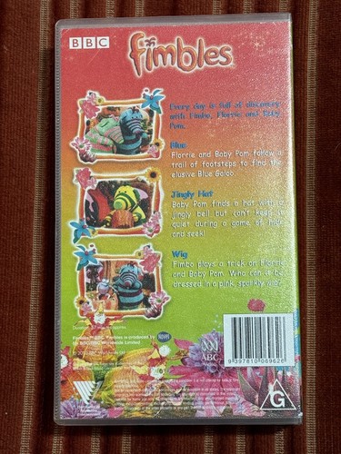 FIMBLES - LET'S FIND THE FIMBLES - RARE VHS TAPE (VGC/NM) ABC FOR KIDS / BBC - Picture 5 of 5