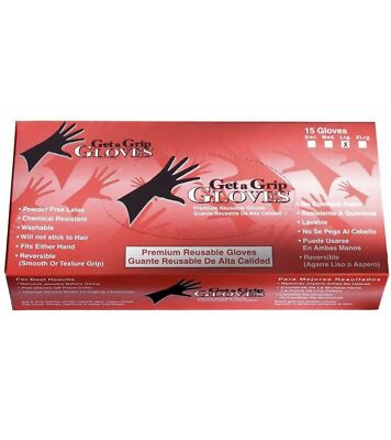 10 X - Get a Grip Large Latex Gloves - 15 ct  (Case Price)