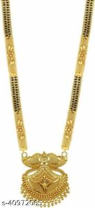 Indian Traditional Mangalsutra Gold Plated Wedding Bridal Necklace Kapa Jewelry