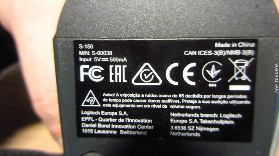 Logitech S150 Digital USB Speaker Set for PC USB 1.2 Watt Black Lautsprecher - Bild 2 von 2