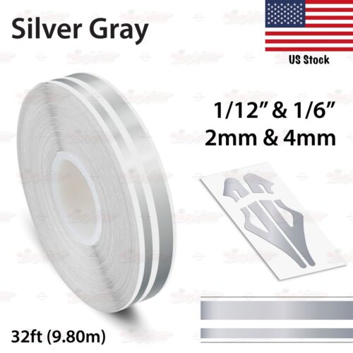 1/12" & 1/6" PIN STRIPES Car Motorcycle Truck Twin Lines TAPE Vinyl Stickers - Bild 33 von 51