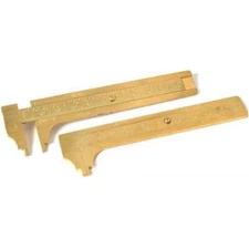 2 Millimeter Brass Sliding Gauge Gem Gemstone Bead 100mm Jewelers Measuring Tool