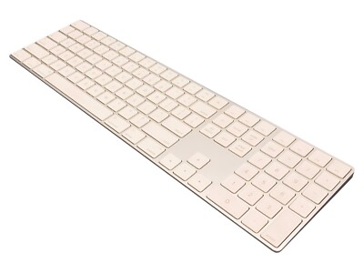 Apple A1843 Wireless Magic Keyboard Mit Ziffernblock Weiß QWERTY