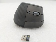 Logitech Lift Vertical Ergonomic Mouse Wireless Gray/Black w/ Receiver M-R0094