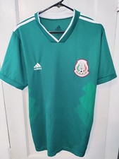 MEXICO FOOTBALL SHIRT SOCCER JERSEY ADIDAS Men's Size Large 