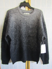NWT Taikan Gradient Knitted Black Sweater Nylon/Acrylic Men's Size S