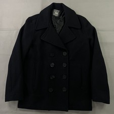 Spiewak Double Breast Gold Fleece Us Navy Breasted Peacoat Coat Jacket-med-g7-4