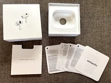 Authentic iPhone Airpods Pro 2nd Generation White Apple Empty Retail Box Only A3