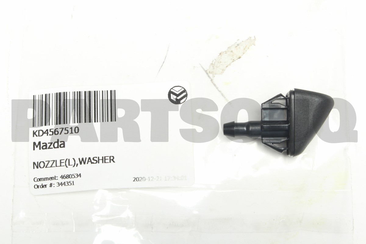 KD4567510 Genuine Mazda NOZZLE(L),WASHER KD45-67-510 | eBay