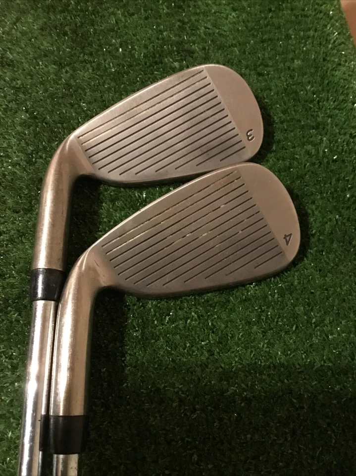 TaylorMade Firesole Tungsten Titanium 3-4 Irons Set Stiff Steel Shafts - Image 3 of 4