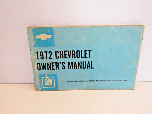 Chevrolet 1973 manual del propietario libro literatura guía original #OP-27 - Imagen 3 de 10