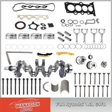 G4FD Engine Rebuild Overhaul Kit w/Crankshaft&Connecting Rod FOR Hyundai 1.6L GL