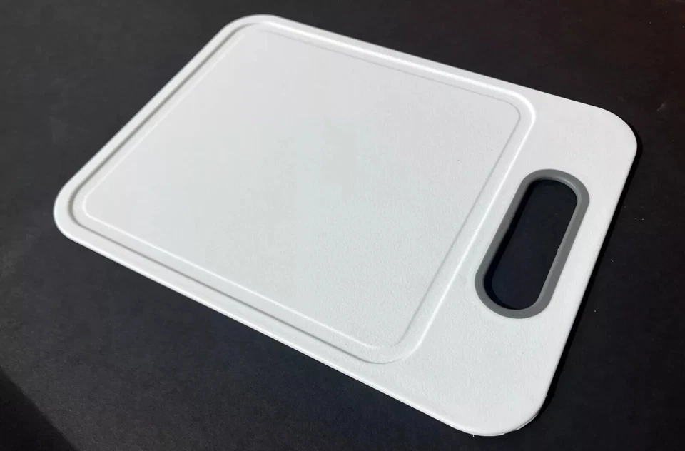 Cutting Board 8.5x11" White Cutting Board with Grips Cooking Concepts Pack of 2 - Image 2 of 4