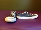 Converse Classic All Stars Navy Canvas Shoes Size 12 Youth Blue Gym Sneakers — photo 5