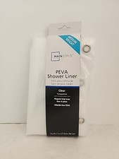 Mainstays Medium Weight PEVA Shower Liner, 70" x 71" - Clear