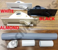 Central Vacuum VacPan & Install kit!, Toe Kick Vac Pan Sweep WHITE ALMOND BLACK