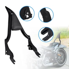 16" Tall Backrest Sissy Bar Fit For Harley Touring Road Glide Road King 09-21